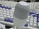 雷蛇（Razer）魔音海妖V3迷你版 桌面麦克风直播唱歌专用麦克风 RGB 白色 实拍图