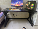 京东京造泰坦A3电竞桌台式电脑桌子实木ENF级家用书桌办公桌碳纤维纹1.4m 实拍图