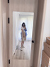 小匠材亚克力软镜子贴墙自粘穿衣镜全身镜宿舍家用试衣镜宿舍镜子60*150 实拍图