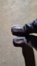 森达休闲皮鞋男牛皮软面一脚蹬套脚懒人鞋商务正装鞋JDZ03DM4 黑色 41 实拍图