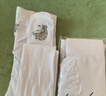 冰雪木棉儿童舞蹈袜女童胖童加肥加大春夏季薄款白色弹力打底连裤袜 白2 实拍图