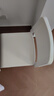 宜家（IKEA）帝奥多斯可堆叠白色餐桌椅凳子家用靠背现代简约塑料 白色 实拍图