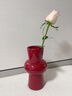 京东鲜花轻奢陶瓷花瓶红色高级感订婚结婚摆件干花鲜花水培插花瓶乔迁礼物 实拍图