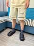 耐尔（NAIER）袜子男士夏季网眼薄款透气短筒袜高弹舒适吸汗纯色百搭棉袜 白+小麦色+原木色+藏青+深灰 均码 实拍图
