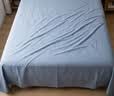 洁丽雅（Grace）100%纯棉床单A类7A抗菌全棉双人被单床单单件 200*230cm 钻石蓝 实拍图