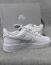 耐克NIKE女子空军一号AF1 百搭大童运动鞋DH2920-111白38.5 实拍图