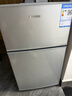 HYUNDAI（韩国现代）小冰箱迷你小型家用冷藏冷冻宿舍出租房办公室双开门二门电冰箱节能省电 68L银【店铺爆款+节能省电】 实拍图