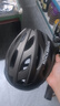 洛克兄弟 骑行头盔带风镜山地公路自行车头盔男女一体成型炫彩安全帽 钛色 ：58-62cm 灰色镜片 实拍图