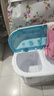 小鸭2.5公斤小型半全自动波轮迷你洗衣机 母婴儿童小洗衣机 出租房家用洗衣机小型洗脱一体XPB25-1637S 实拍图