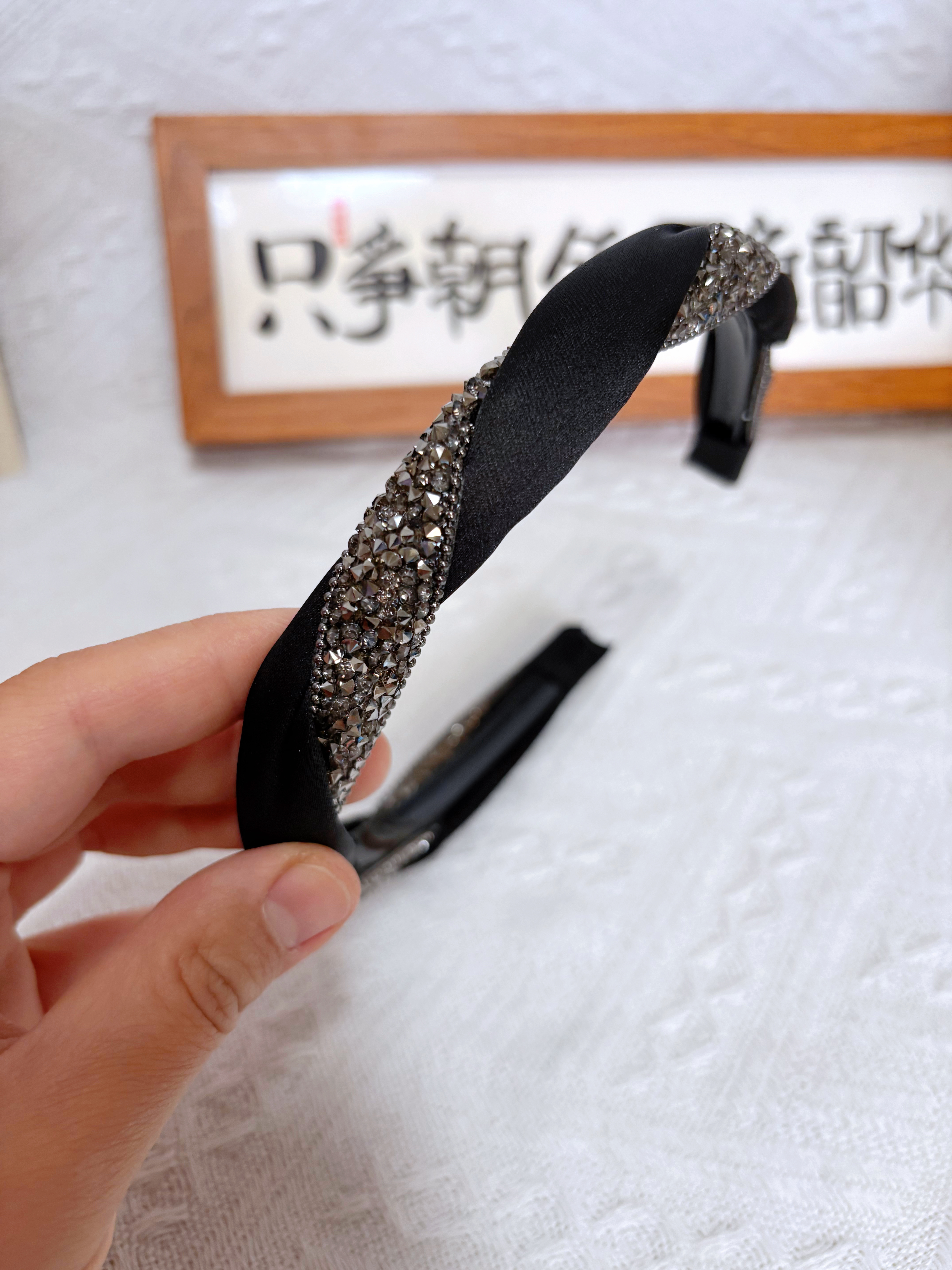 皇家密码高颅顶水钻麻花发箍女高级感洋气时尚洗脸头箍新款压发发卡头饰 实拍图