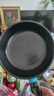 【亏本清仓】韩式麦饭石色不粘锅平底锅铁锅电磁炉不带盖 黑色小煎锅 16cm 实拍图