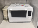 东芝（TOSHIBA）白珍珠水波炉高奢款家用微波炉烤箱微蒸烤炸炖一体机蒸烤箱28L触控彩屏ER-YD95CNW 实拍图