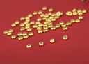 御邪足金999光面算盘珠隔断珠黄金垫片DIY手串手链金配饰 算盘珠:约0.06g两颗 实拍图