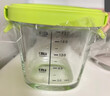 babycare婴儿辅食盒玻璃宝宝辅食保鲜工具便携防漏蒸煮冷冻储存青+粉220ml 实拍图