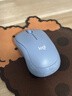 罗技（Logitech）M221 轻音鼠标 无线鼠标 办公鼠标 对称鼠标 带无线微型接收器 雾霭蓝 实拍图