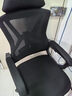 锦汐 电脑椅家用办公椅子靠背人体工学椅学习转椅老板座椅游戏电竞椅 【可后躺-2026焕新款】黑框黑网 实拍图