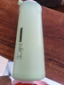 创意清新奈斯玻璃杯男女情侣学生水杯礼品杯简约防漏便携户外杯子 绿色 350ml 实拍图