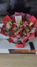 花艺湾鲜花同城配送玫瑰百合花束表白送女友老婆闺蜜生日礼物全国花店 19朵红玫瑰6朵粉百合花束 全国同城配送 留言送花日期 实拍图