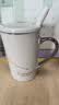 布丁瓷艺星座马克杯带盖勺牛奶咖啡杯家用陶瓷杯子男女情侣喝水杯生日礼物 巨蟹座（白） 实拍图