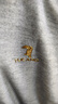 啄木鸟（TUCANO）长袖T恤男春秋季商务休闲翻领polo衫经典百搭上衣男装 浅灰XL 实拍图