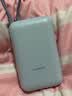 小米（MI）【3C认证】充电宝移动电源10000 自带线双向快充口袋版灰蓝色可上飞机/火车户外储能电源 实拍图