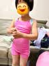 英发（YINGFA）儿童泳衣女童连体平角游泳套装夏季短袖短裤速干透气温泉游泳衣 实拍图