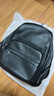 荟妮双肩包女真皮软皮休闲时尚潮百搭头层牛皮女式大容量旅行旅游背包 黑色-大号(升级真皮防滑肩带) 实拍图