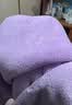 洁丽雅（Grace）7A抗菌浴巾女士可穿式成人浴袍浴裙洗澡速干可裹巾家用吸水 紫色 实拍图