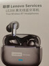 联想（Lenovo）【IMAX空间音效】LE208蓝牙耳机入耳式蓝牙6.0真无线环绕音效通话清晰游戏音乐双模式低延迟 暗夜黑【全新蓝牙6.0+皮革时尚外观】 游戏音乐双模式-ENC通话降噪 实拍图