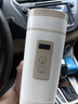 大宇（DAEWOO）便携式烧水壶有钛烧水杯 纯钛内胆 旅行电热水壶加热水杯 婴儿恒温 旅游保温杯D9MAX 450ml 实拍图