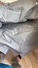 蕉趣（BANANA TRIP）一次性雨衣(全新料)加厚成人户外连帽四排扣连体雨披 蓝色1个装 实拍图