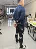 沃萨维（WOSAWE）春夏季公路车薄款长袖自行车骑行服高弹透气速干山地车短袖上衣男 初适-宝蓝色长袖套装 吸湿排汗 2XL （适合90-95KG) 实拍图