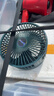 电风扇家用桌面风扇新款折叠伸缩台扇USB小风扇便携学生宿舍制冷轻音风扇 【充电款】-黑色绿色随机发 实拍图