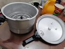 双喜 高压锅铝合金燃气电磁炉通用防爆家用压力锅24CM/7.5L【蒸格款】 实拍图