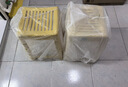 禧天龙塑料凳子家用加厚防滑耐磨餐椅板凳方凳大号换鞋凳子1个D-2022 实拍图
