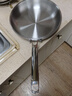 双枪316L不锈钢平底煎锅 家用加厚无涂层煎蛋烙饼牛排不粘锅26cm 实拍图