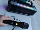 CLAISON【柏林之声】蓝牙音箱高音质音响话筒一体自带声卡广场舞家庭KTV套装户外K歌便携式大功率低音炮 灰色【双话筒】300W丨震撼音效 实拍图