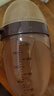 世喜奶瓶10月以上婴儿仿母乳硅胶断奶嘴大棕瓶重力球手柄240ml 实拍图