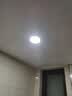 雷士（NVC）led筒灯 嵌入式超薄高亮大瓦数 孔灯 筒灯 天花灯 雅白 12W暖白光 开孔11.7-12cm 实拍图
