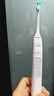 飞利浦（PHILIPS）声波电动牙刷钻石3系 5倍洁齿5种模式 刷头*2【亮白+洁净】生日礼物 送男生女友HX5181/01  白 实拍图