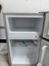 荣事达（Royalstar）小冰箱小型家用出租房双门一级能效宿舍冷藏冷冻两用节能电冰箱 38A122【一级能效】【三天不到1度电】银 实拍图