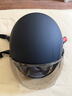 野马（YEMA）3C认证359S电动摩托车头盔男女夏季防晒半盔四季通用安全帽新国标 亚黑花+咖短 实拍图