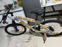 京东京造 XC350山地自行车铝合金禧玛诺21速油压碟刹成年人学生17寸时空银 实拍图