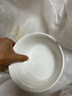 斯凯绨（Sky Top）面碗骨瓷大汤碗泡面碗沙拉碗陶瓷家用纯白餐具套装7英寸2件 实拍图