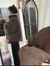 茵曼2025冬季女装新款羊羔毛领牛角扣厚羽绒服保暖短款面包服外套 深咖色 S 158-162cm/100-110斤 实拍图