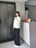 波司登26秋90轻暖鹅绒女款立领防风短款错格休闲外套B260135034 实拍图