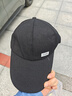 【热巴同款】加大棒球帽帽子男女大头围显脸小春夏字母百搭棒球帽 侧标-黑色 实拍图