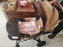 安贝尼 婴儿推车可坐可躺双向推行小孩手推车四轮减震可折叠BB车 至尊版-卡其色四轮橡胶+四轮减震 实拍图