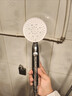 Rosecret【德国】增压淋浴花洒喷头全套强劲家用多功能洗澡手持莲蓬喷头 【星光银】单喷头+1.5米防爆软管丨浴室浴霸带软管 硅胶出水孔密集大出水量畅享淋浴 实拍图