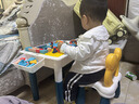 星涯优品儿童玩具积木桌大颗粒多功能游戏学习桌拼装男女孩3-10岁生日礼物 实拍图